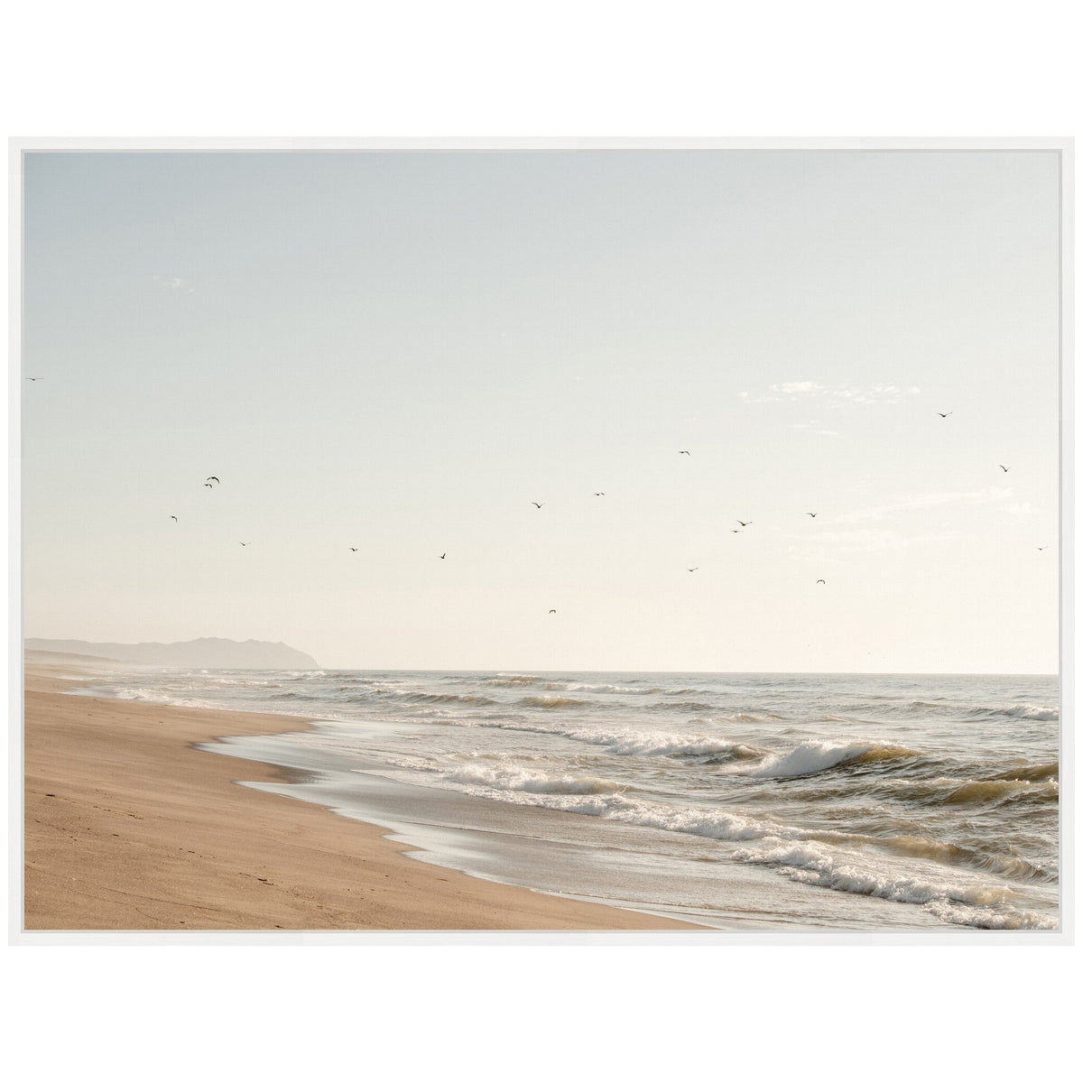 Sylvie Coastal Flight Framed Canvas by Crystal Lynn Collins