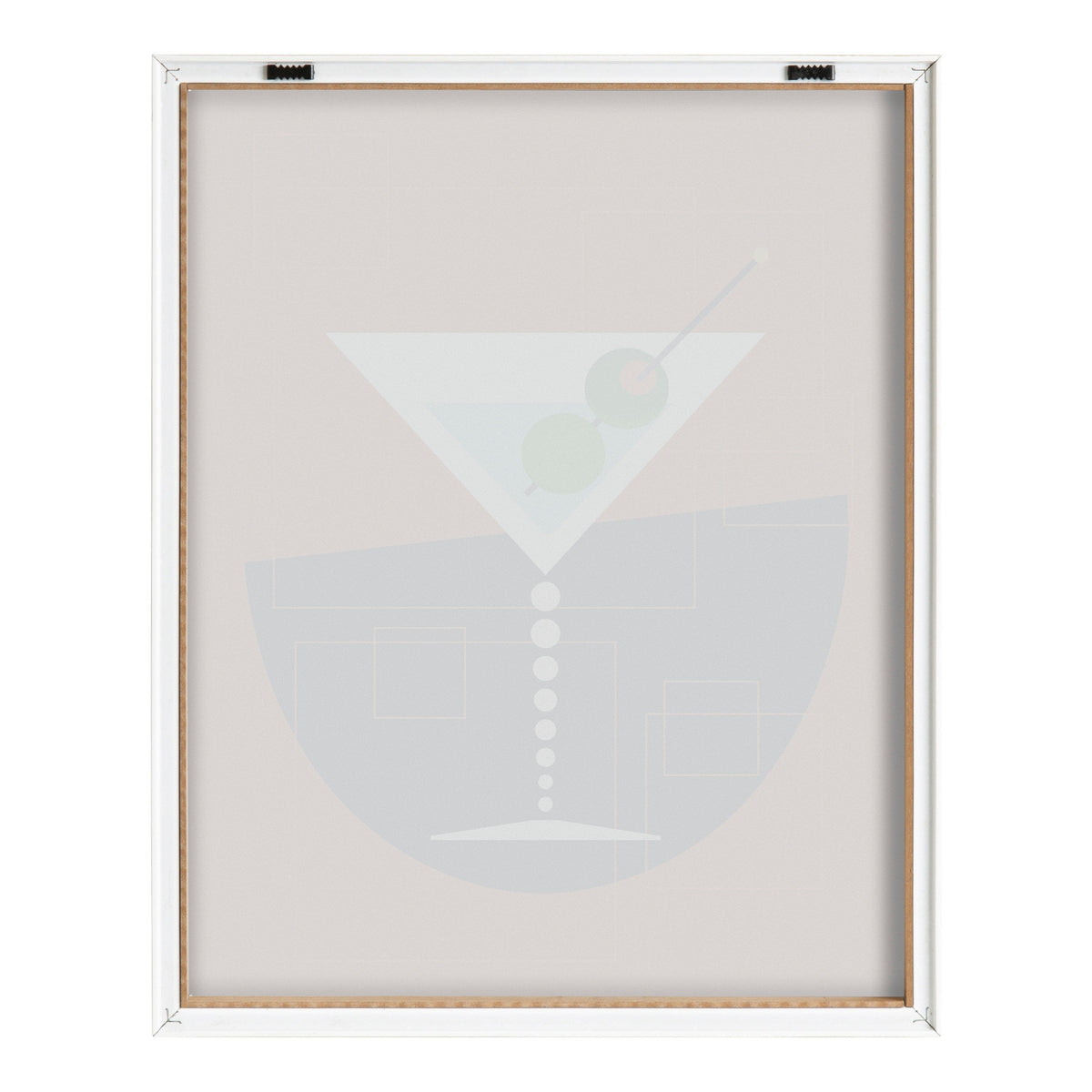 Blake Martini Framed Printed Art by Amber Leaders Designs