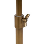 Engles Adjustable Embossed Metal Table and Plant Stand