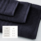 Luxury Combed Cotton Bath Towel Set - Karina Collection