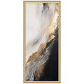 Luxe Drift Modern Glamour Abstract by The Creative Bunch Studio Framed Wall Art Print