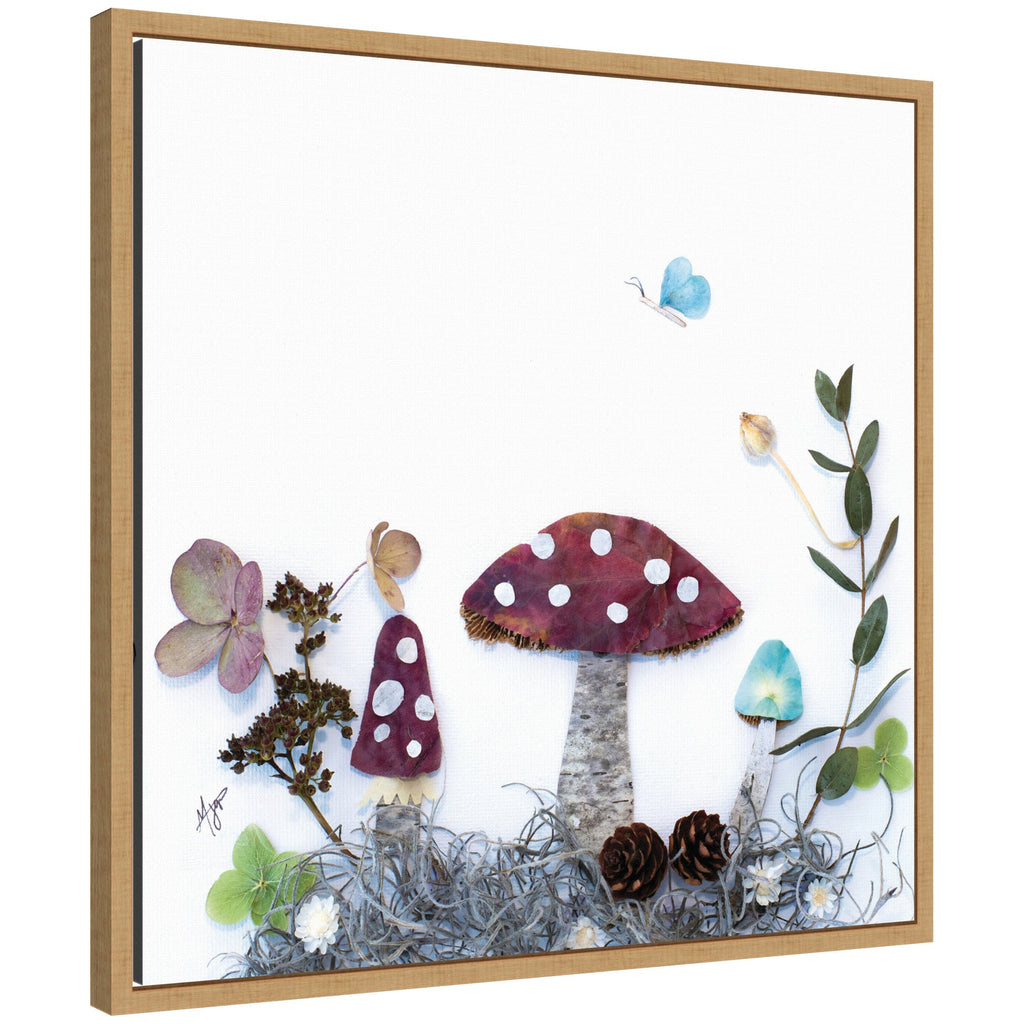 Mushroom No. 1 by Madeline Jeppesen Framed Canvas Wall Art Print