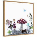 Mushroom No. 1 by Madeline Jeppesen Framed Canvas Wall Art Print
