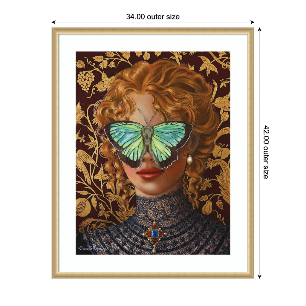 Cassandra by Charlotte Brindley Framed Wall Art Print