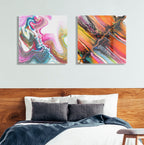 Aloha Floating Acrylic Art by Xizhou Xie