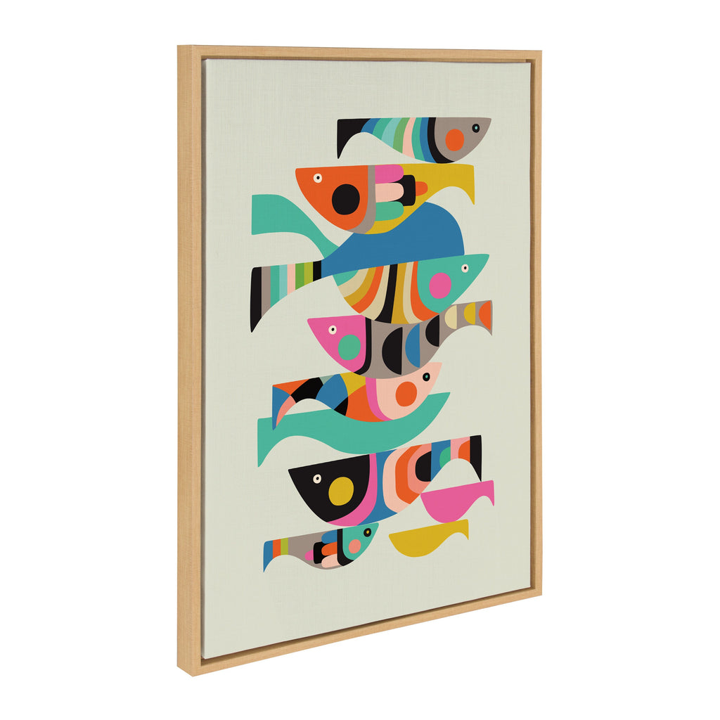 Sylvie Under the Sea Framed Canvas by Rachel Lee of My Dream Wall