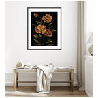 Framed Art Moody Floral 6 by Annie Quigley