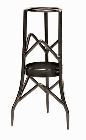 Achla Gbs-11 Small Toad Stool Stand Powder Coated - Graphite