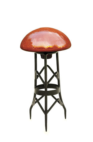 Achla Ts-M-C Garden Toad Stool - Mandarin Crackle