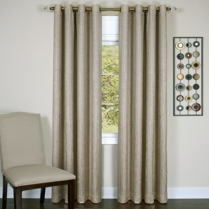 Achim Importing Typn63Tn12 Taylor  Lined Grommet Panel Tan