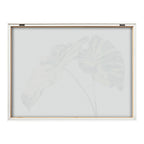 Blake Spotted Leaves Neutral Framed Printed Glass by Emily Marie Watercolors