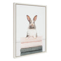 Sylvie Fold Bunny Framed Canvas by Amy Peterson Art Studio