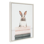 Sylvie Fold Bunny Framed Canvas by Amy Peterson Art Studio