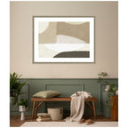 Abstract Neutral by Gabrielly Guedes Framed Wall Art Print