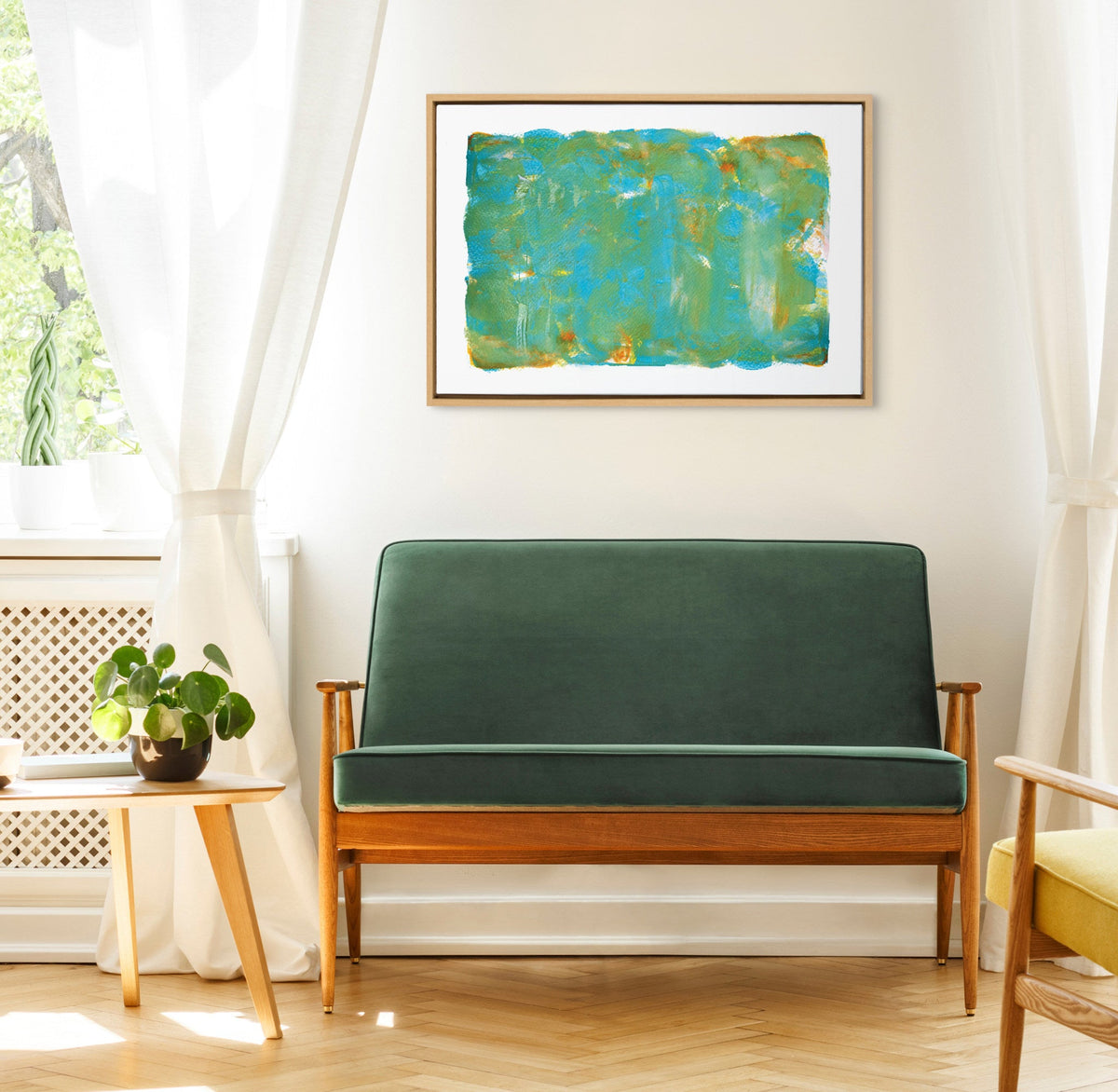 Sylvie Jungle Framed Canvas by Mentoring Positives