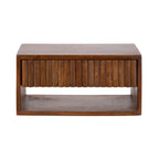 Reid Floating Wood Side Table with Open Storage