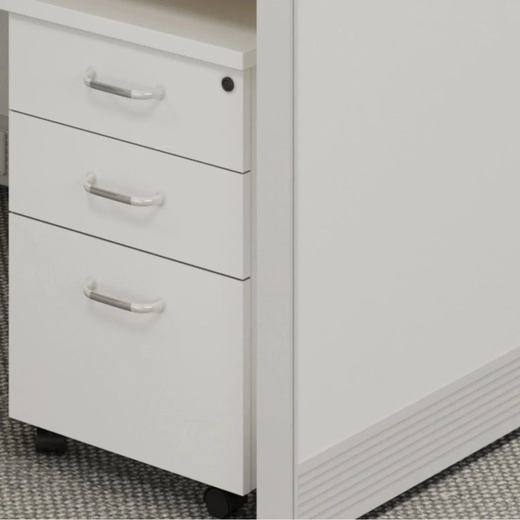 Solven · L-Shaped Cubicle Workstation