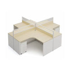 Solven · L-Shaped Cubicle Workstation