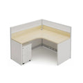 Solven · L-Shaped Cubicle Workstation