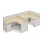 Solven · L-Shaped Cubicle Workstation