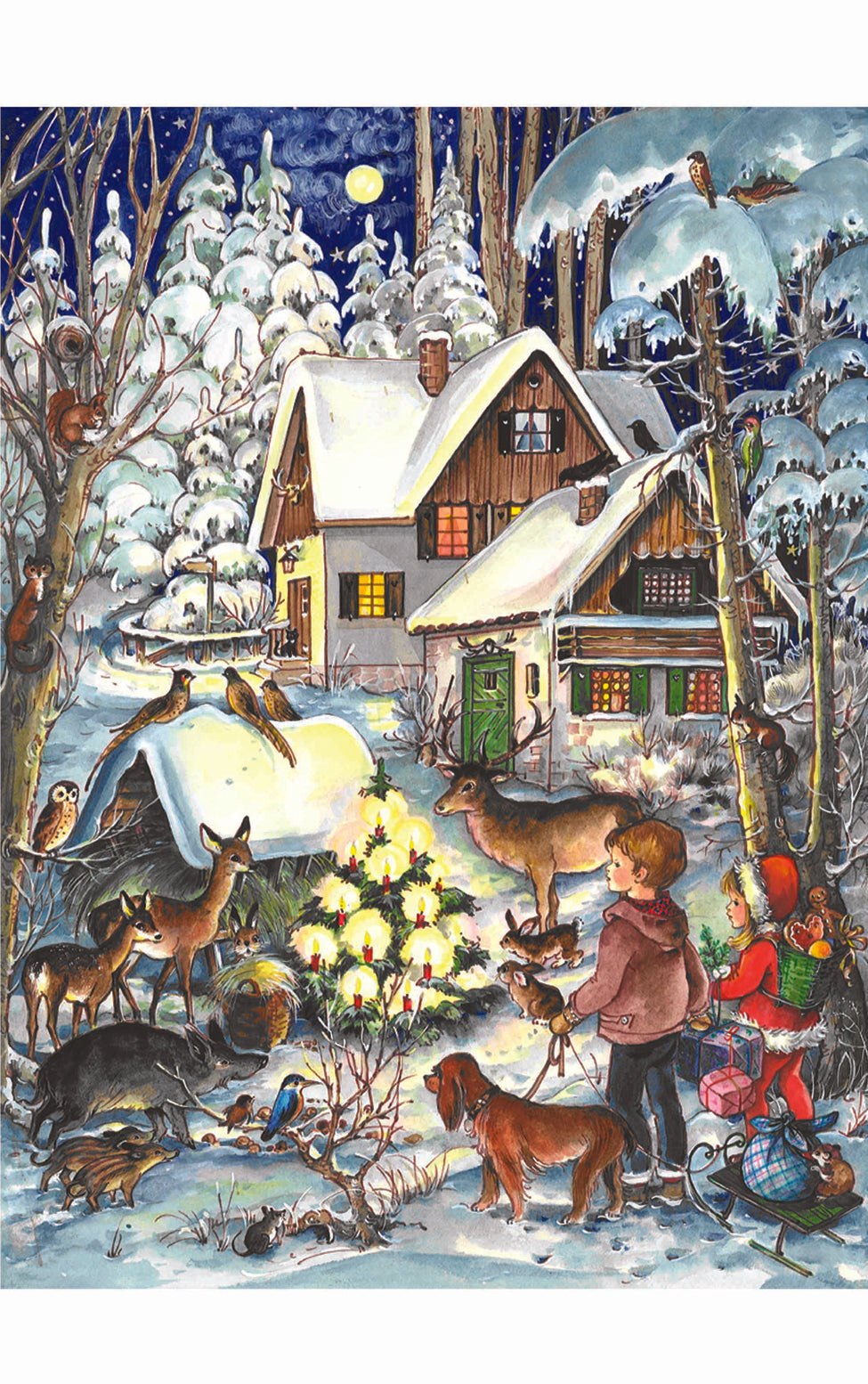 Advent Sm Cottage/Kids Each