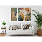 Painted Storm No. 2 Panel 3 Piece Framed Canvas Wall Art Set by Amy Lighthall