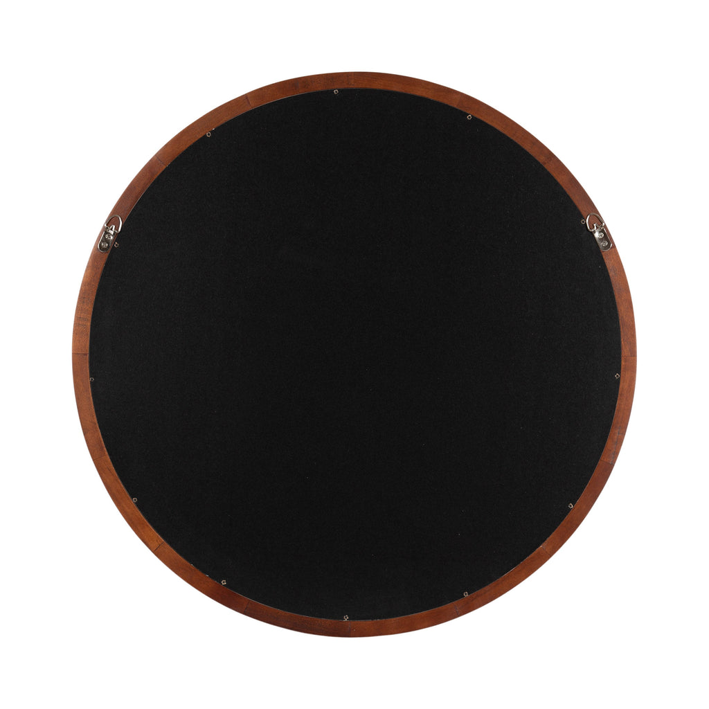 Hatherleigh Round Wood Wall Mirror