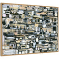 Sylvie Snowfall Horizontal Framed Canvas by Leah Nadeau