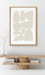 Sylvie Constructed II Neutral Framed Canvas by Statement Goods