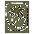 Sylvie Delicate Bloom 18 Framed Canvas by Shatha Al Dafai