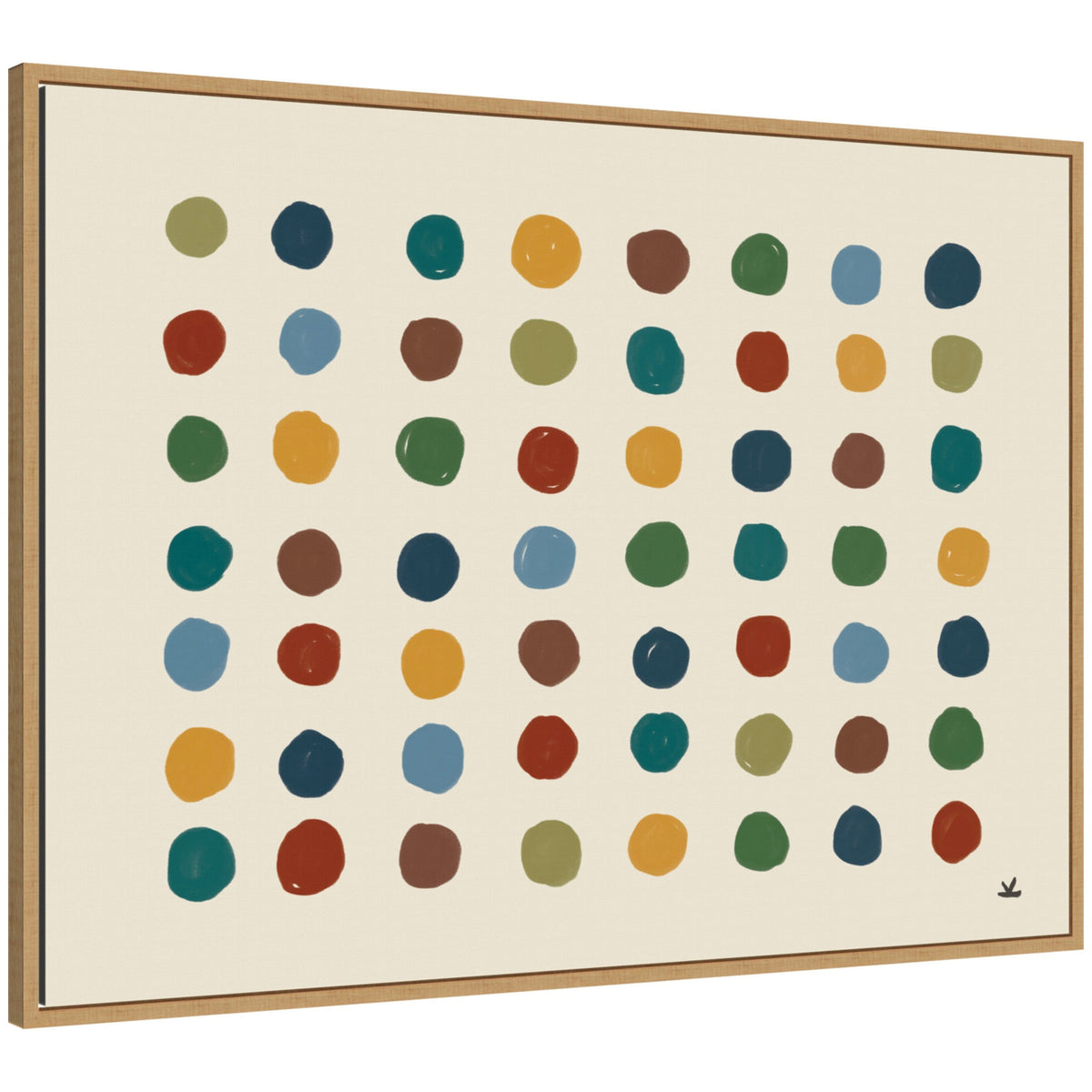 Meditation No. 3 by Kelly Knaga Framed Canvas Wall Art Print