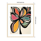 Framed Art Midnight Floral 2 by Alicia Bock