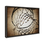Sylvie Basketball Net Framed Canvas Wall Art by Shawn St. Peter