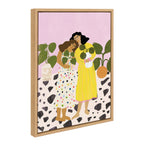Sylvie No Thanks We Have Plants Framed Canvas by Alja Horvat