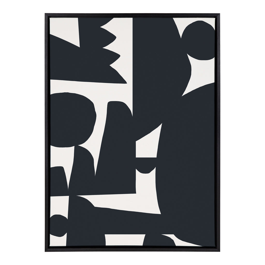 Sylvie Quiet Jungle 1 Framed Canvas by Kelly Knaga