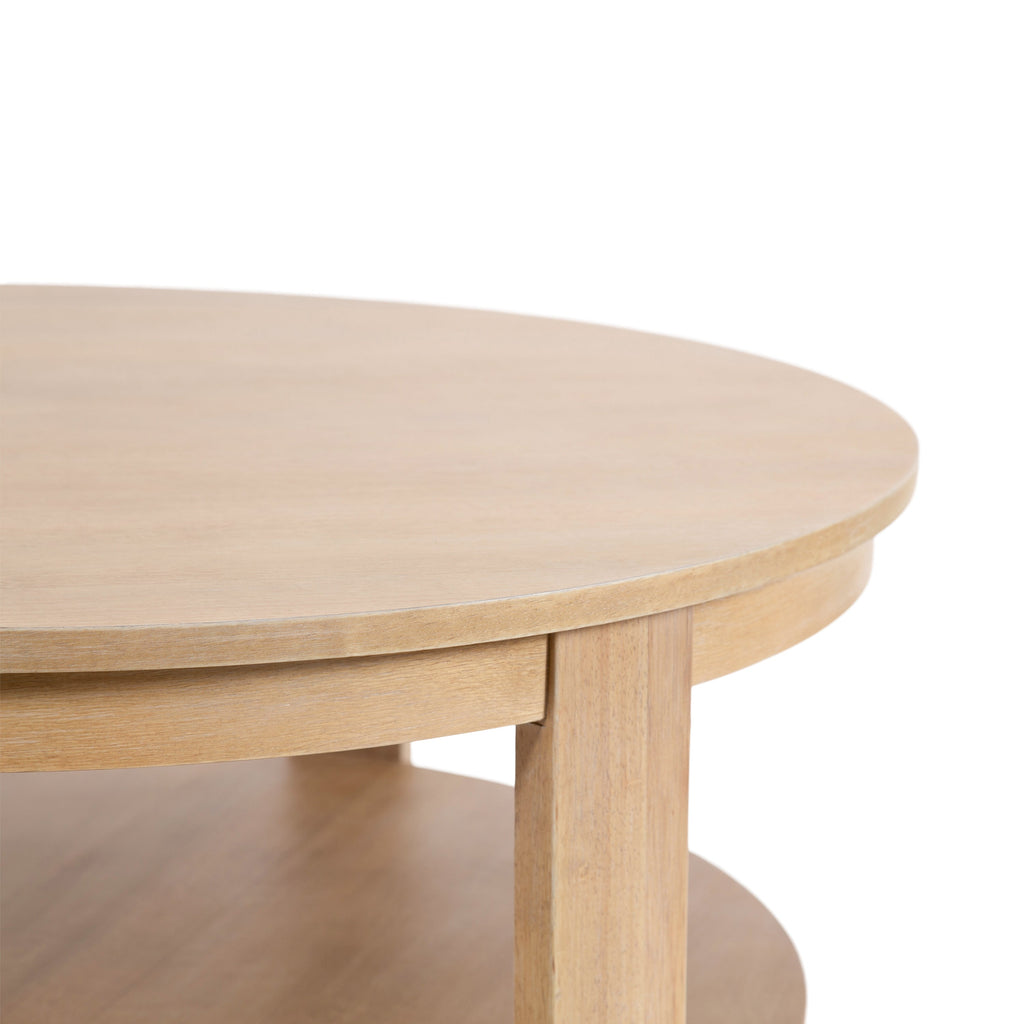 Foxford Round Wood Coffee Table