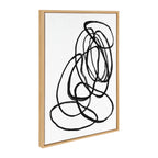 Sylvie Ring of Light 2 Framed Canvas by Nikki Chu