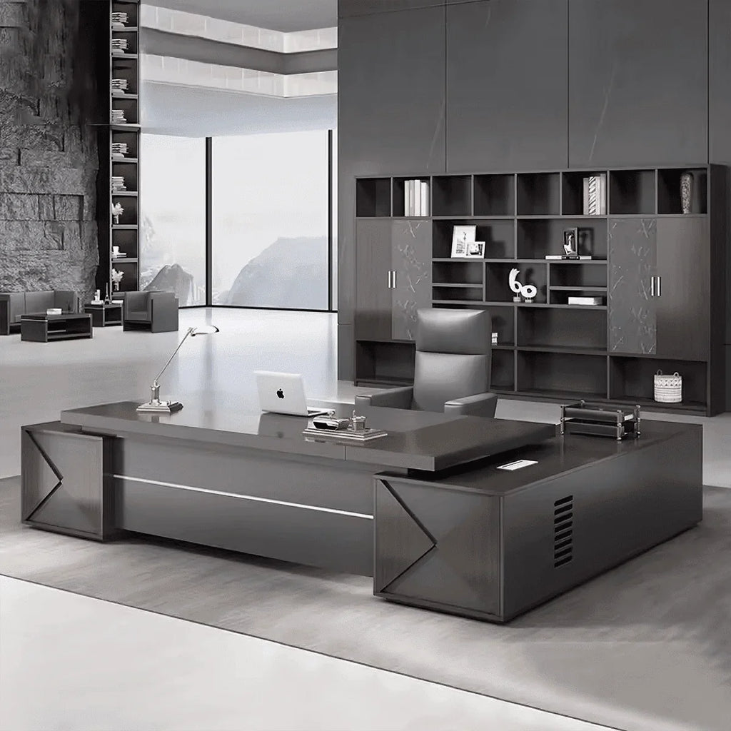 Exeter · Modern Executive L-Shaped Desk