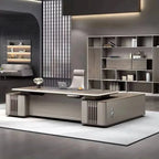 Ainley · Modern L-Shaped Executive Desk