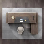 Ainley · Modern L-Shaped Executive Desk