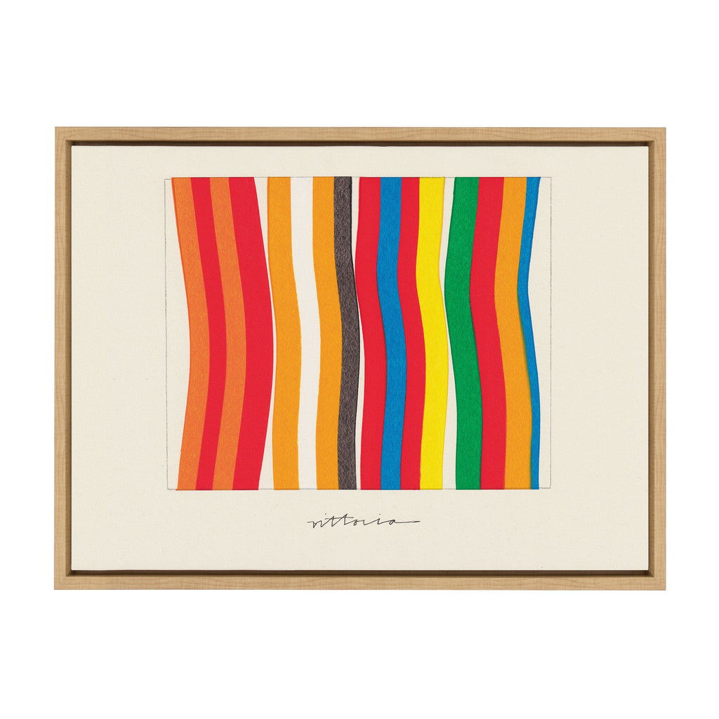 Sylvie Im Parallel to Myself Framed Canvas by Amber Vittoria