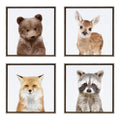 Sylvie Woodland Animal Framed Canvas Art Set by Amy Peterson