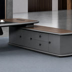 Alwin · Modern L-Shaped Executive Desk