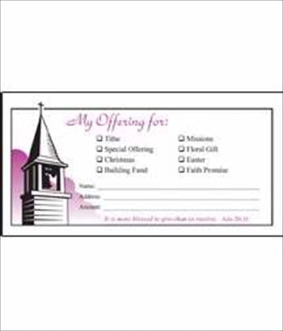 Warner Press 308583 Offering Env My Offering Steeple