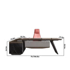 Worley · Modern L-Shaped Executive Desk