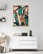 Sylvie Fanciful Ficus 2 Framed Canvas by Alicia Bock