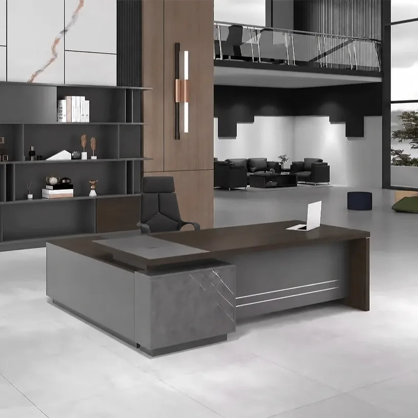 Anton · 8′ Executive L-Shaped Desk