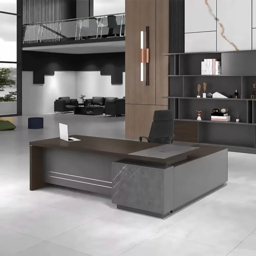 Anton · 8′ Executive L-Shaped Desk