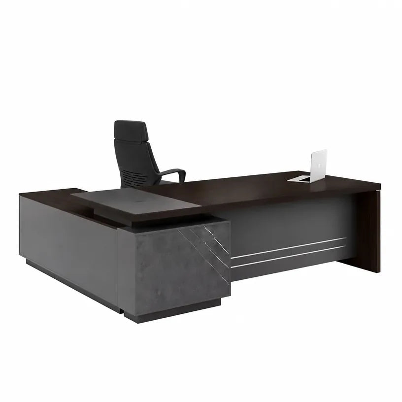 Anton · 8′ Executive L-Shaped Desk