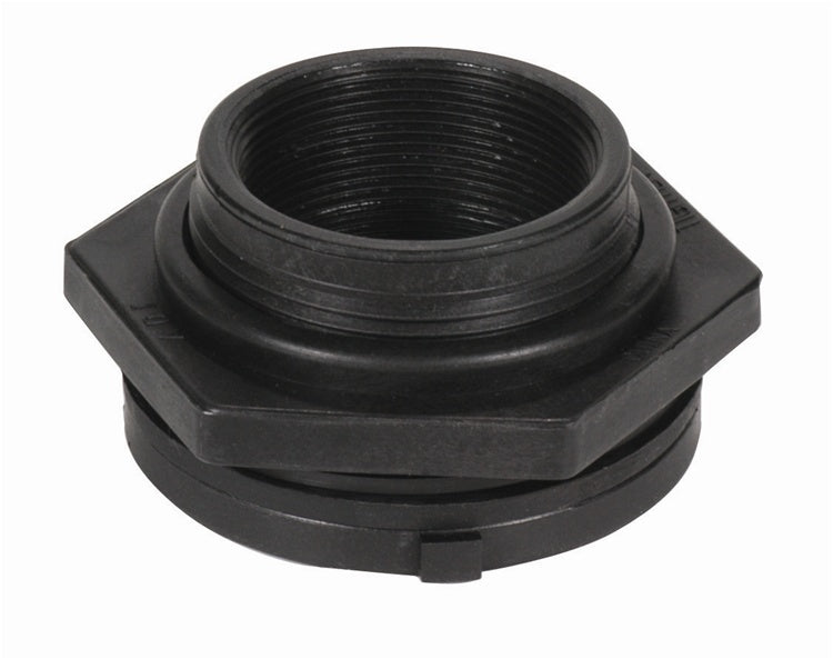 Aquascape 99123 .75 In. Poly Bulk Head Fitting - Black